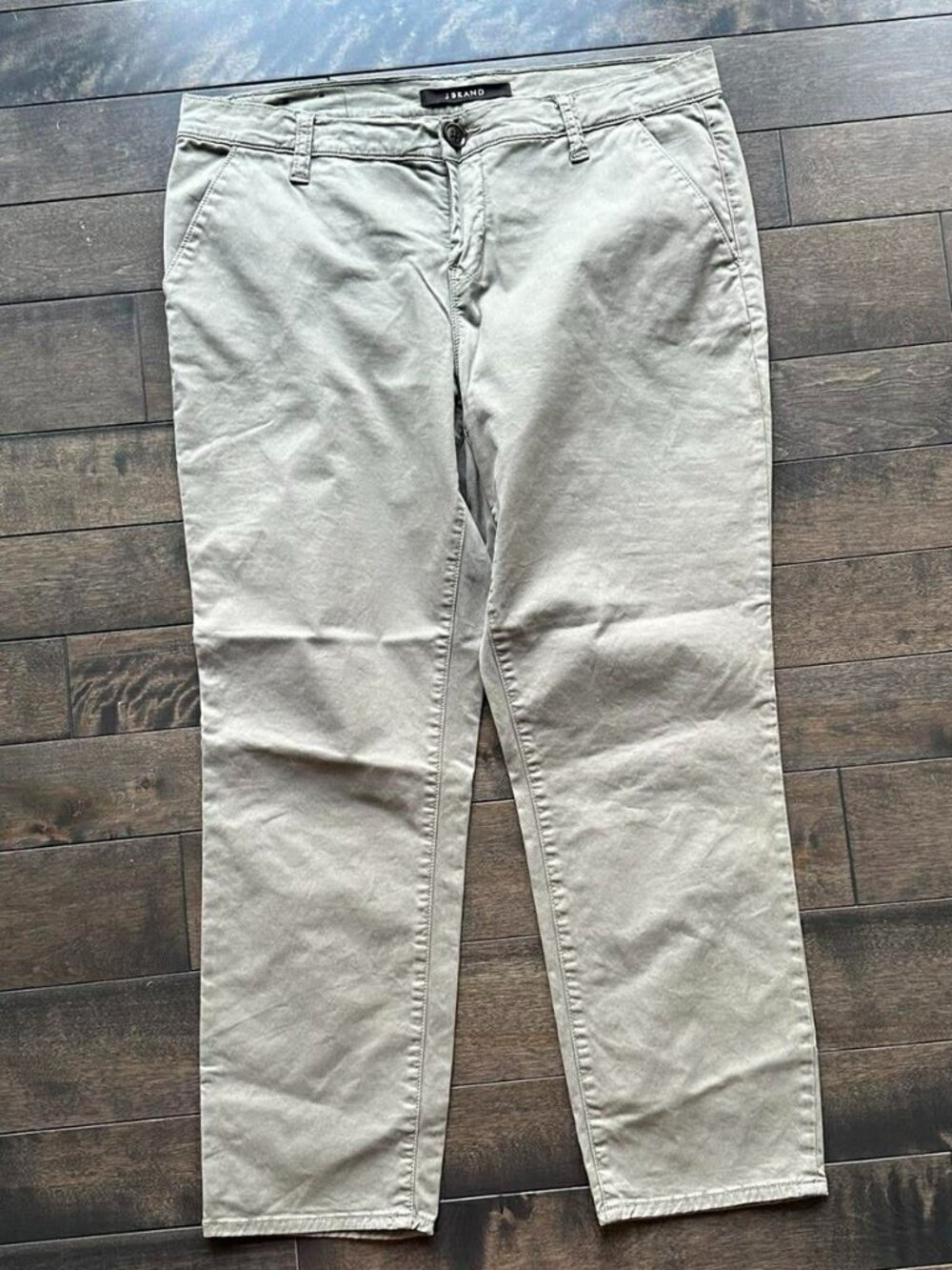 JBrand Alex Tarmac Cropped Chino Pants